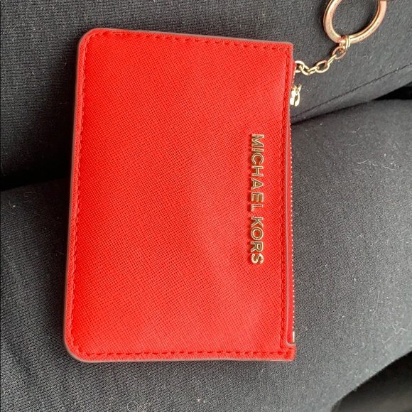 Michael Kors Travel Top Zip Coin And Card Holder - Picture 1 of 3